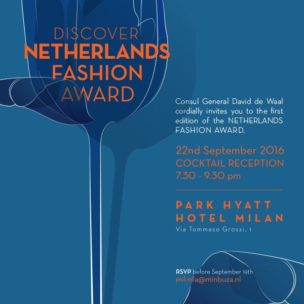 2016, Milan, Award Winner Dutch Fashion.