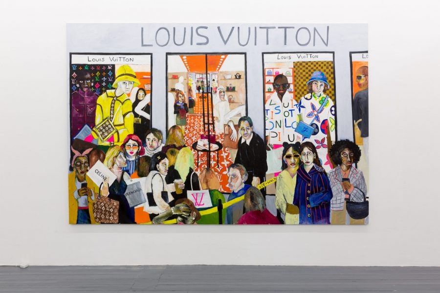 Installation views of Jan Van Der Mark: We're All Human at Pi Artworks London